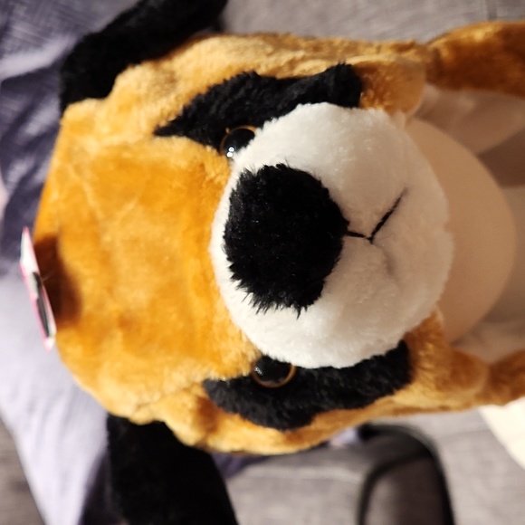 KIDS NEW FASHION ANIMAL HAT DOG BROWN AND BLACK SIZE FITS ALL INSULATED. - Picture 5 of 7